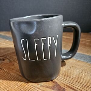 Rae Dunn Black 'SLEEPY' Ceramic Mug